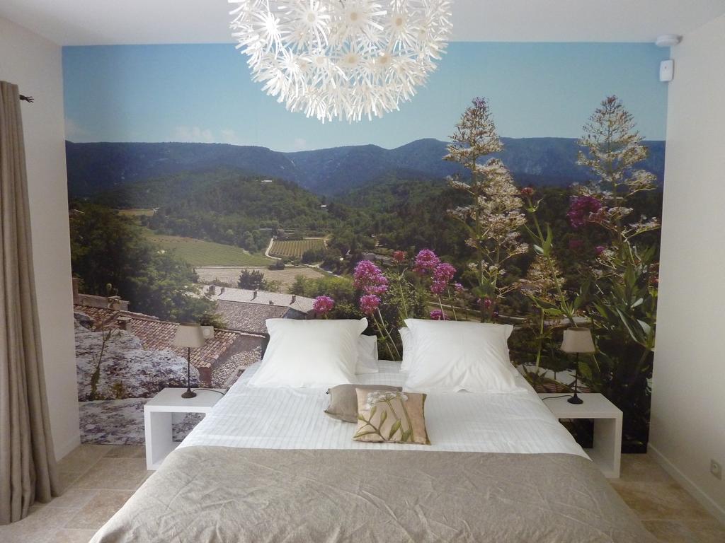 Bed and Breakfast Les Mazets du Luberon à Puget Chambre photo